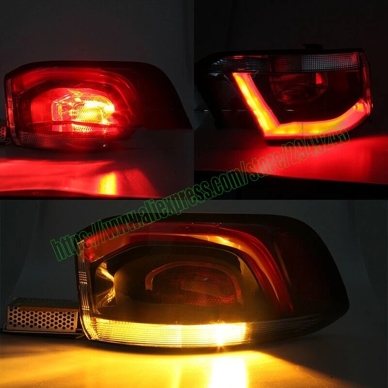 اكسسوارات السيارات ل جيب كومباس 2017 2018 2019 اليمين الخارجي لمبة خلفية الذيل ضوء الفرامل الضوء الخلفي مجموعة الضوء الخلفي #3