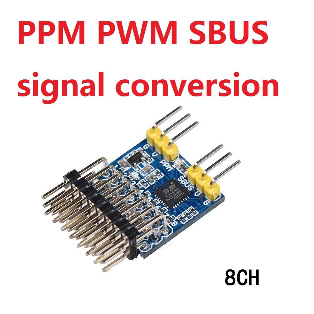 Decodificatore SBUS a PWM/PPM fai-da-te convertitore di segnale ricevitore convertitore a 8 canali per Futaba Frsky Orange