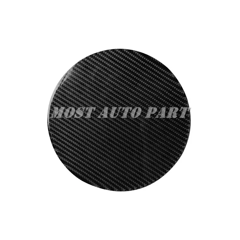 Carbon Fiber Fuel Filler Cover Gas Tank Cap Cover For Mazda 3 Mazda3 2014-2019 Car accesories interior Car Trim