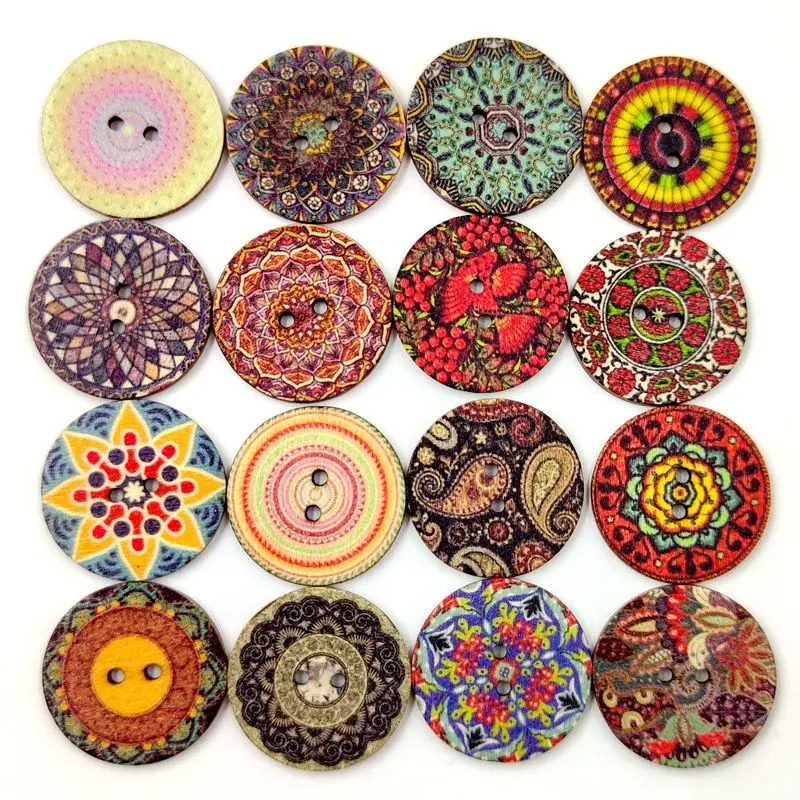 100pcs/lot 15/20mm Futam retro Fa- Szállodai küldönc számára mesterségek Kézművesség kiegészítők scrapbooking Szállodai küldönc DIY festett évjárat Szállodai küldönc