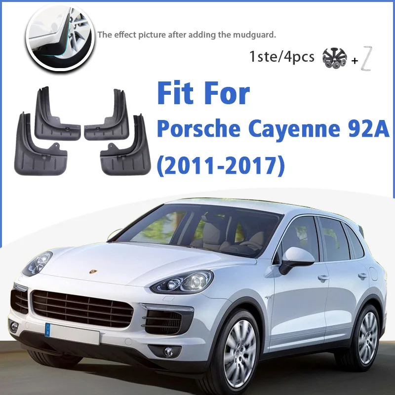 

Mudguard For Porsche Cayenne 92A 2011-2017 Mudflaps Mudguards Car Accessories Splash Guard Fender 2011 2012 2013 2014 2015 2016