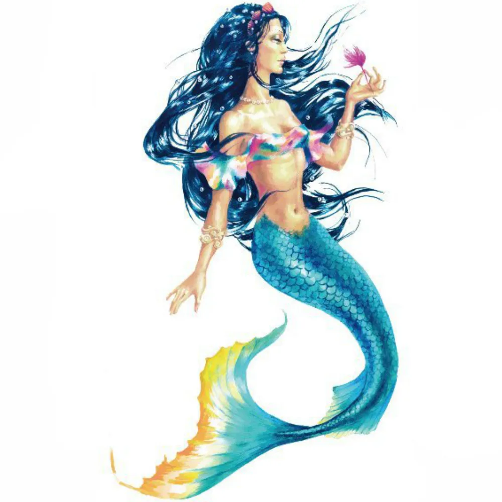 Sexy and charming mermaid series tattoo stickers RQ can be customized patterns Temporary Body Tattoos 200pcs