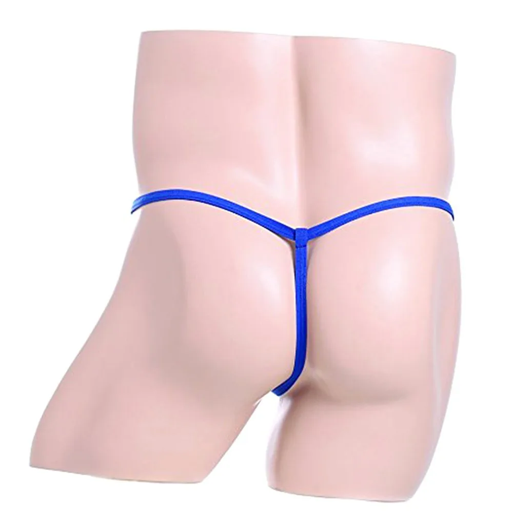 T-Back G-string Front O-ring Mens Sexy Thongs Briefs Underpants Men Penis Hole Underwear Cock Ring Gay Sex lingerie Open Crotch