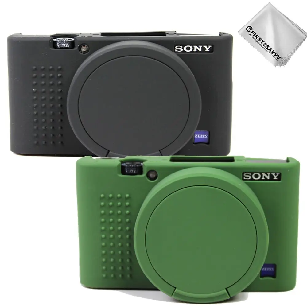 Gumowy silikonowy futerał ochronny Pokrowiec na korpus Miękka torba na aparat do Sony Cyber-Shot RX100 VII RX100M7 Premium Com Frame Skin case