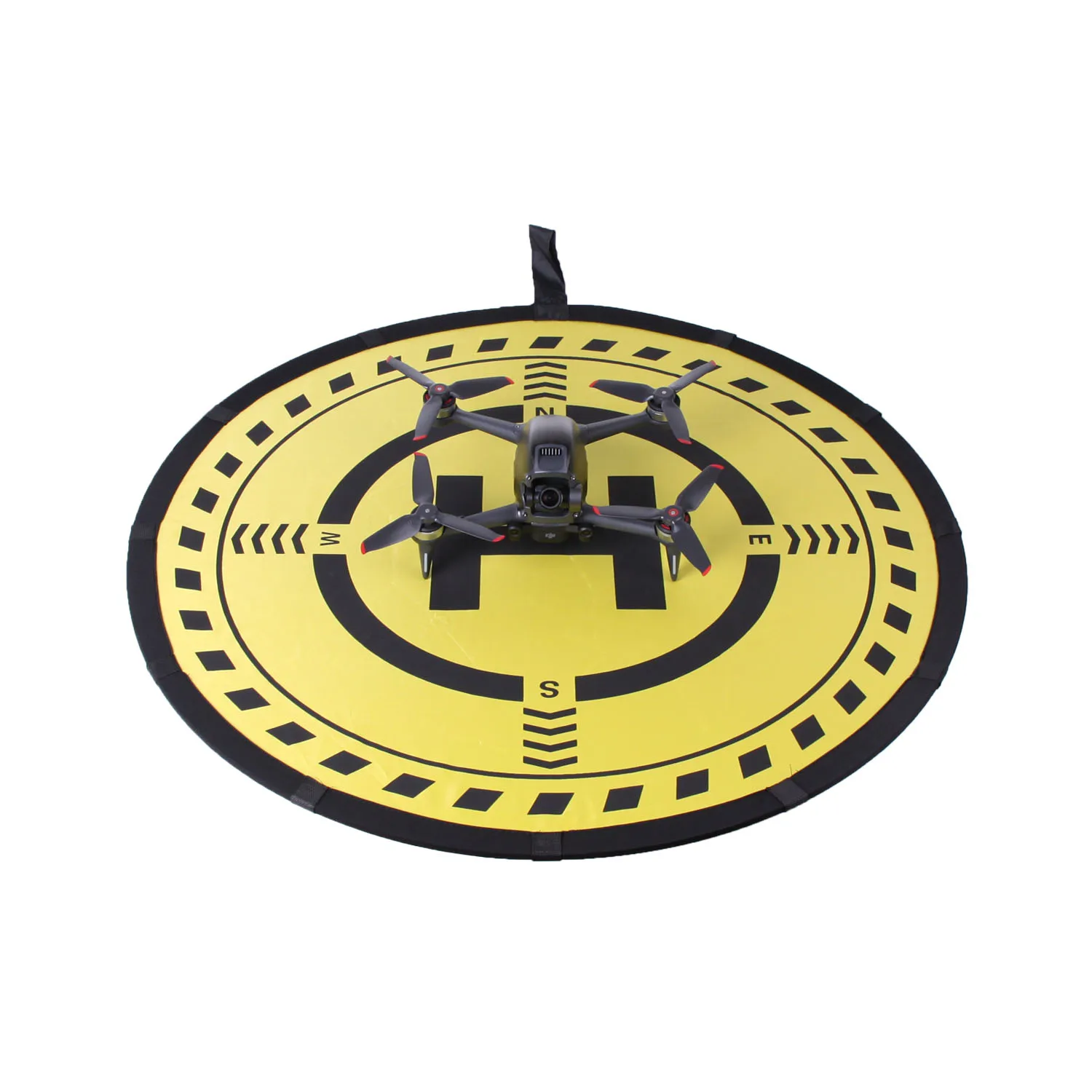 Com iluminação led dobrável helipad campo de pouso d70cm almofada para dji pfv/mavic ar 2/mini/ar/mavic 2 pro/faísca/fantasma v2.0