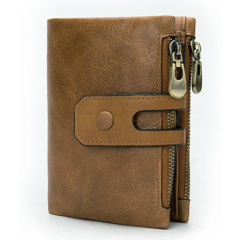 

WESTAL Oil Wax Leather Men's Wallet Genuine Leather Wallet for Cards Holder Coin Purse Men Short Slim Wallets for Men Purse 9049
