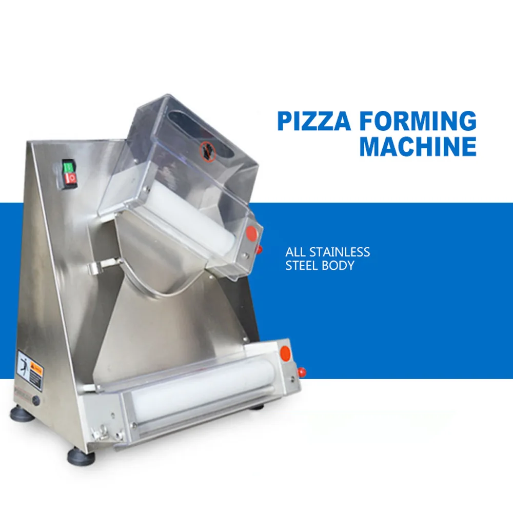 Automatic 12 inch Pizza Crust Shaping Machine Commercial Pizza Dough Pressing Machine Pizza Processor Machine Cake Press Machine