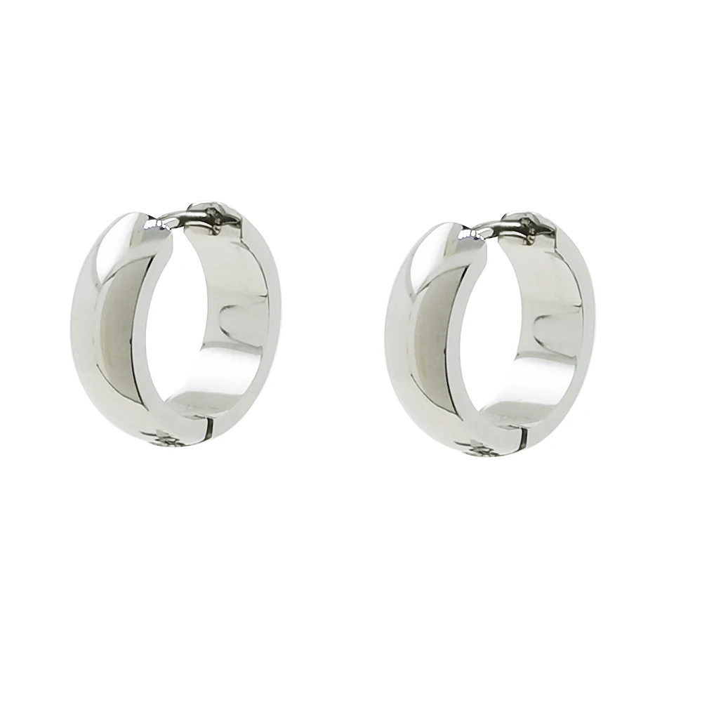 stainless steel fashion earrings hinged Piercing ring men women earring ring unisex earring hoops circle O-rings