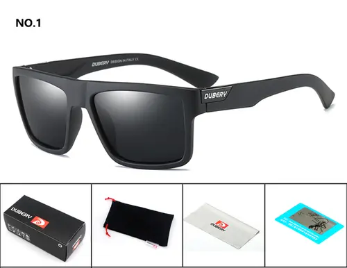 DUBERY Brand Design Polarized Driving Sun Glasses Men's Retro Male Colorful Sun Glasses Men Fashion Brand Luxury Shades Oculos - Image 7