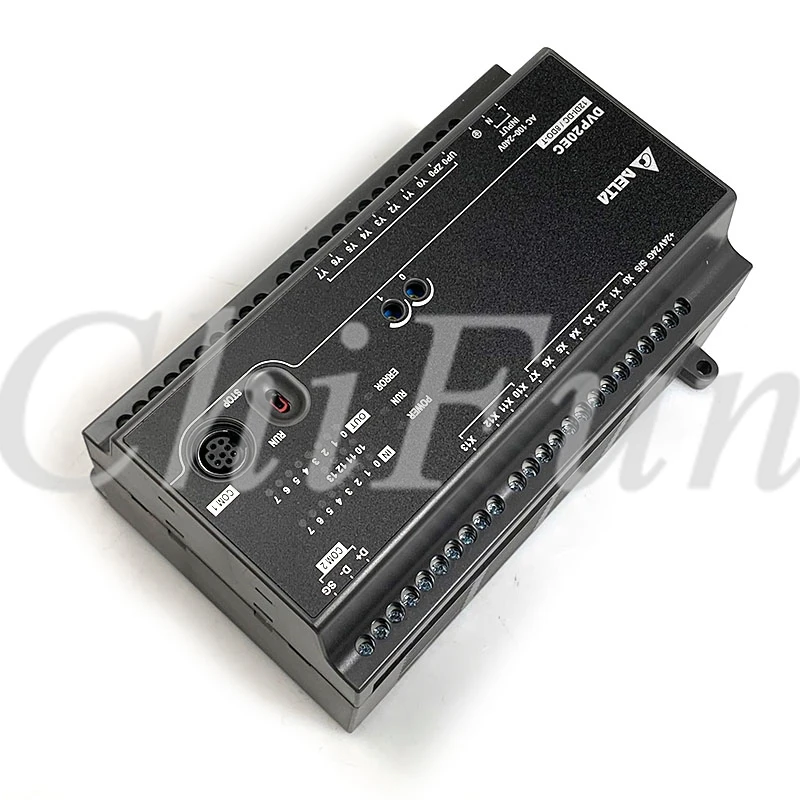 وحدة تحكم PLC أصلية من سلسلة Delta EC3 DVP20EC00R3 DVP20EC00T3 100-240VAC مضيف 20 نقطة 12DI 8DO