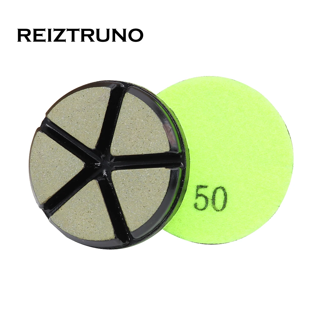 REIZTRUNO Ceramica Tamponi Per Lucidatura 3 pollici Pavimento di Cemento Rettifica di Ceramica Bonded Rettifica Disco Per Calcestruzzo Macinazione Grossolana