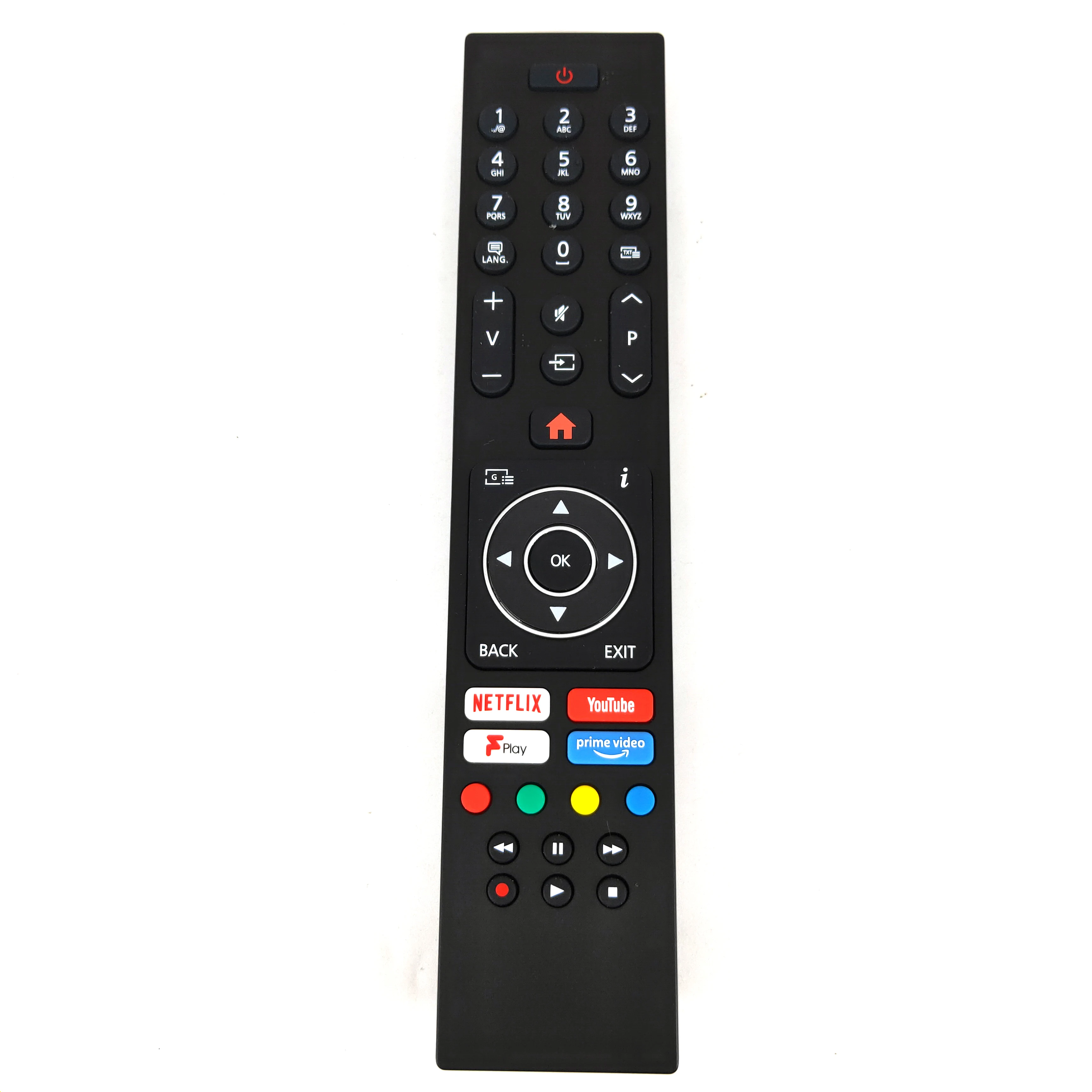 

NEW RC43137P Replacement Remote Control for Bush Digihome Finlux Techwood Electriq Smart TV's Fernbedienung