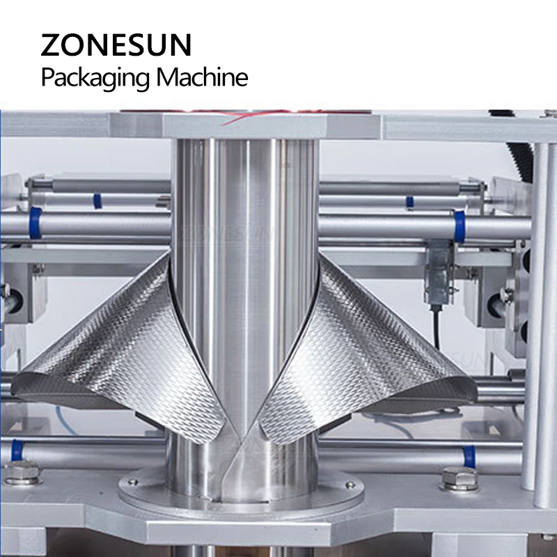 ZONESUN Automatic 10 Heads Rice Particles Packaging Coffee Beans Powder Weighing Filling Machine ZS-FS420