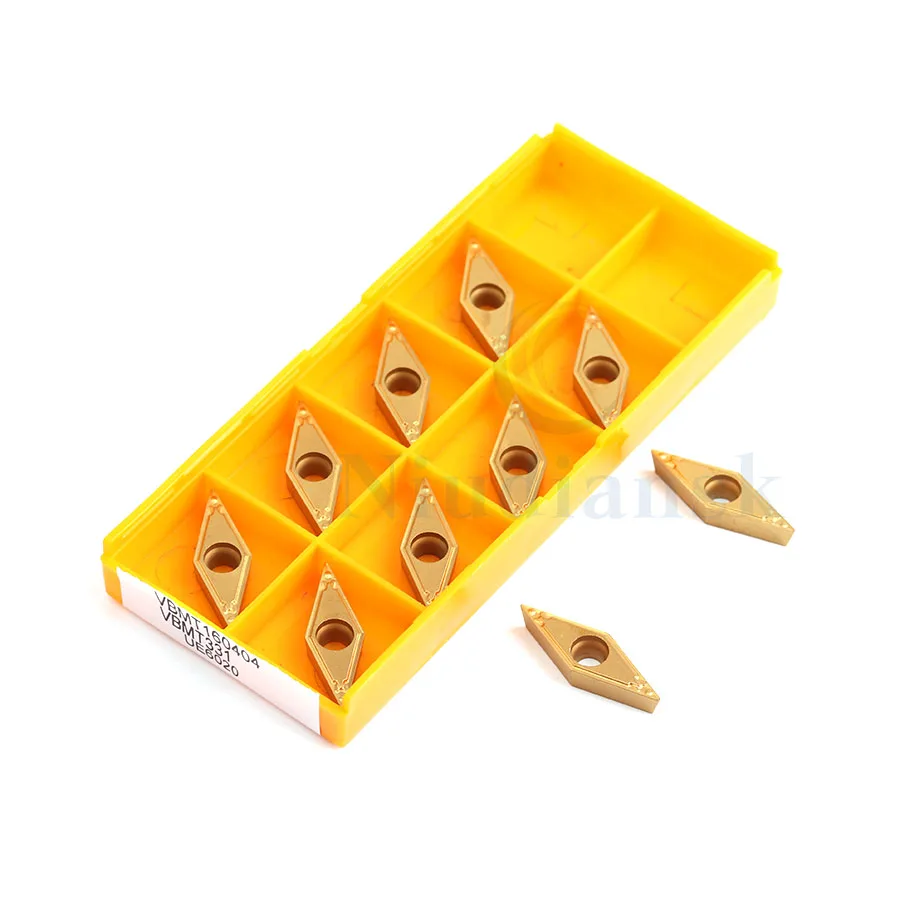 10 Chiếc VBMT1604 Carbide Chèn 1 SVUBR1616H16 Bên Ngoài Biến Dụng Cụ SVUBR2020K16 SVUBR2525M16 SVUBL Tiện Bằng Máy CNC Bộ Dụng Cụ