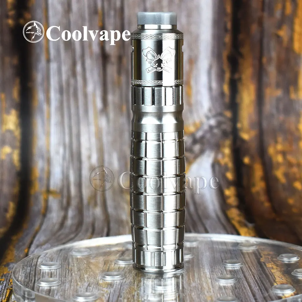 coolvape Apocalypse armea mod with Dead Rabbit V2 BF RDA 18650 Battery brass copper Mod Mechanical mod Vaporizer kit