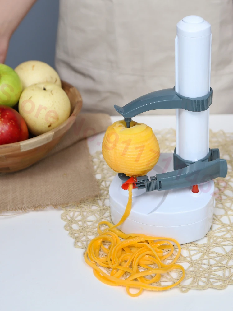 Electric Peeler Fruit Potato Peeling Machine Automatic Spiral Apple Peeler Vegetable Cutter Paring Tool