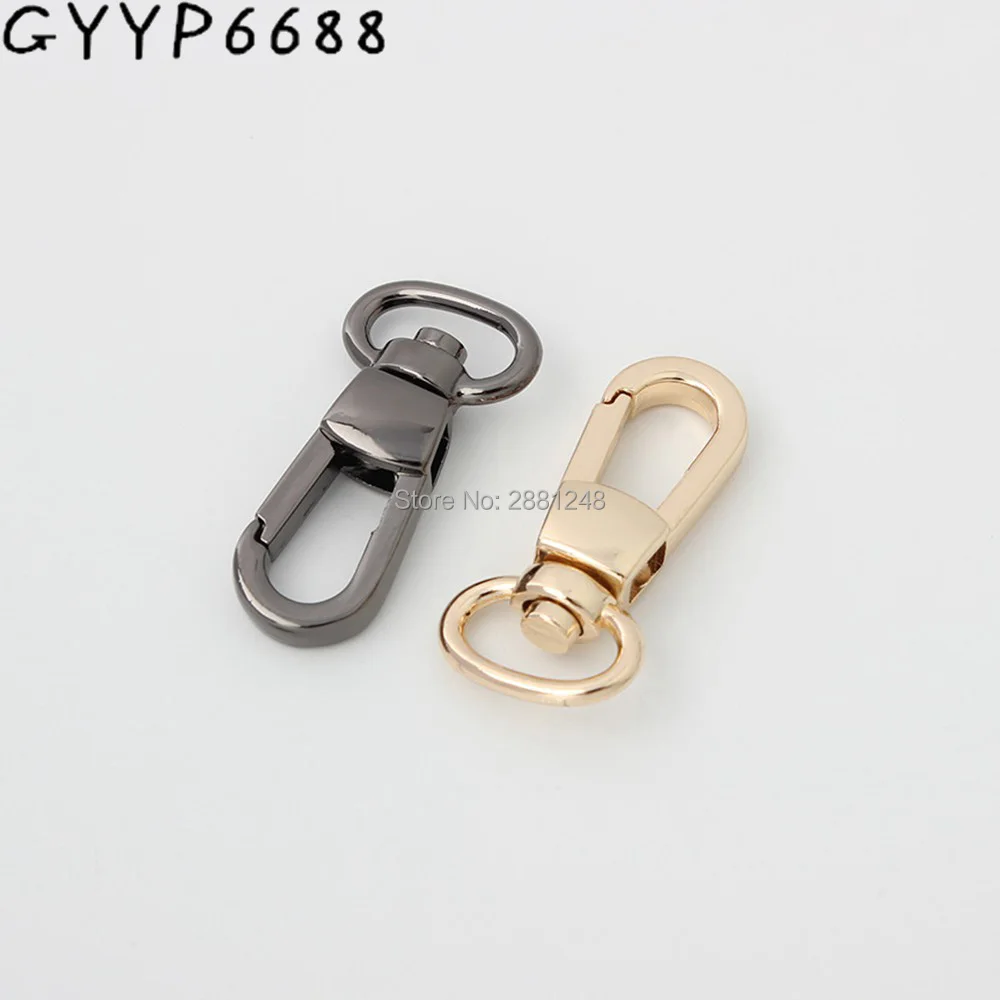 

13mm 3 colors trigger snap hook clasp metal clip swivel dog leash bags small handbag purse adjusted strap hook