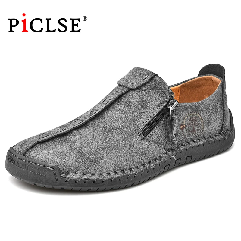 Plus Size Soft Leather Shoes Men Loafers Comfortable Casual Leather Men Shoes Moccasins Man Flats Shoes Zapatos De Hombre