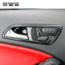 Carbon Fiber Car Styling Door Buttons Seat Adjustment Panel Cover Stickers Trim for Mercedes Benz A GLA CLA Class W176 X156 C117