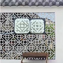 Cement Antique Brick Mold Square Garden wall Making Brick Mould 3D Carving Anti-Slip Concrete Plastic Paving Molds 30x30x6cm