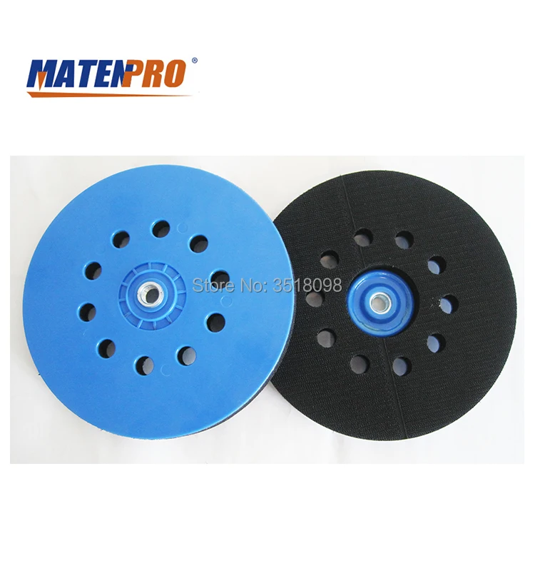 hook and loop with 10 hole 210mm Backup Pad with 14mm thread and replacement for sander,Automotive,Restoration.