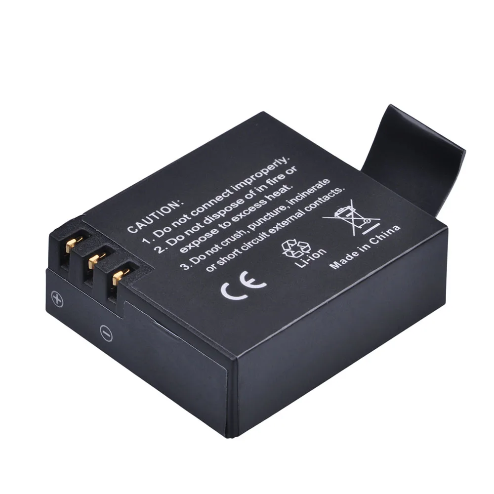 

PG1050 Battery with Charger for SJCAM SJ4000 SJ5000 SJ6000 Sj7000 SJ8000 SJ9000, EKEN H8 H8R H9 H8 PLUS GIT-LB101, SOOCOO