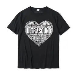 Ultrasound Tech Sonographer Radiology Sonography Heart 2 T-Shirt On Sale Men Tshirts Street Tops Tees Cotton Print