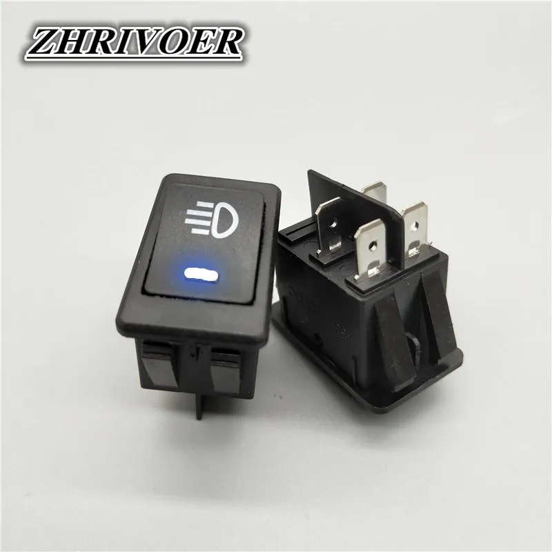 Automobile and Motorcycle Fog Light Switch LED ASW-17D 12V 35A 4Pin