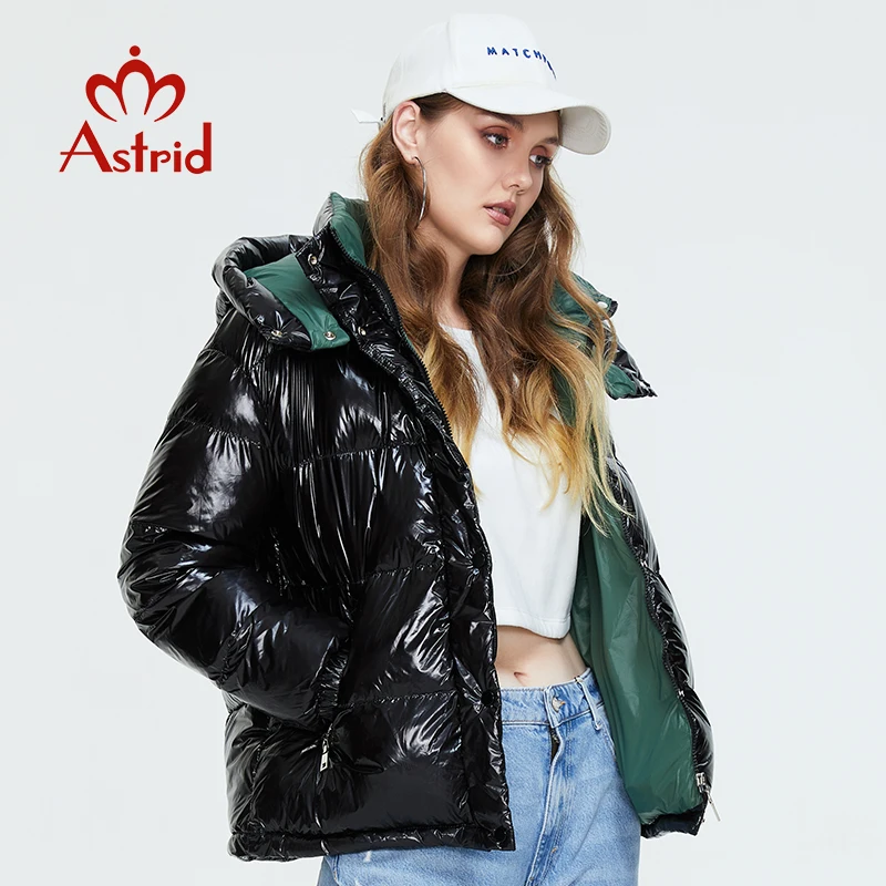 Astrid 2022 Winter Women\'s Parkas Oversize Thick Cotton warm Jacket Female Coats with Hooded Fashion padded Casual Loose Outwear