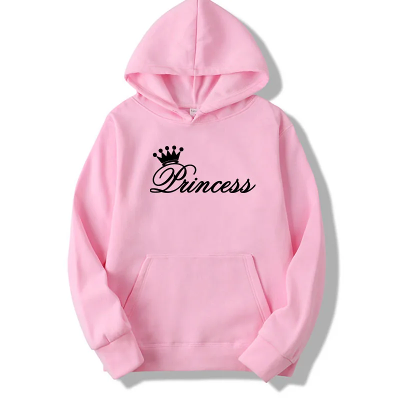 

PRINCESS Letter Print Women Hoody Sweatshirt Casual Funny Sweatshirt For Lady Girl Top hoodies Hipster Drop Ship