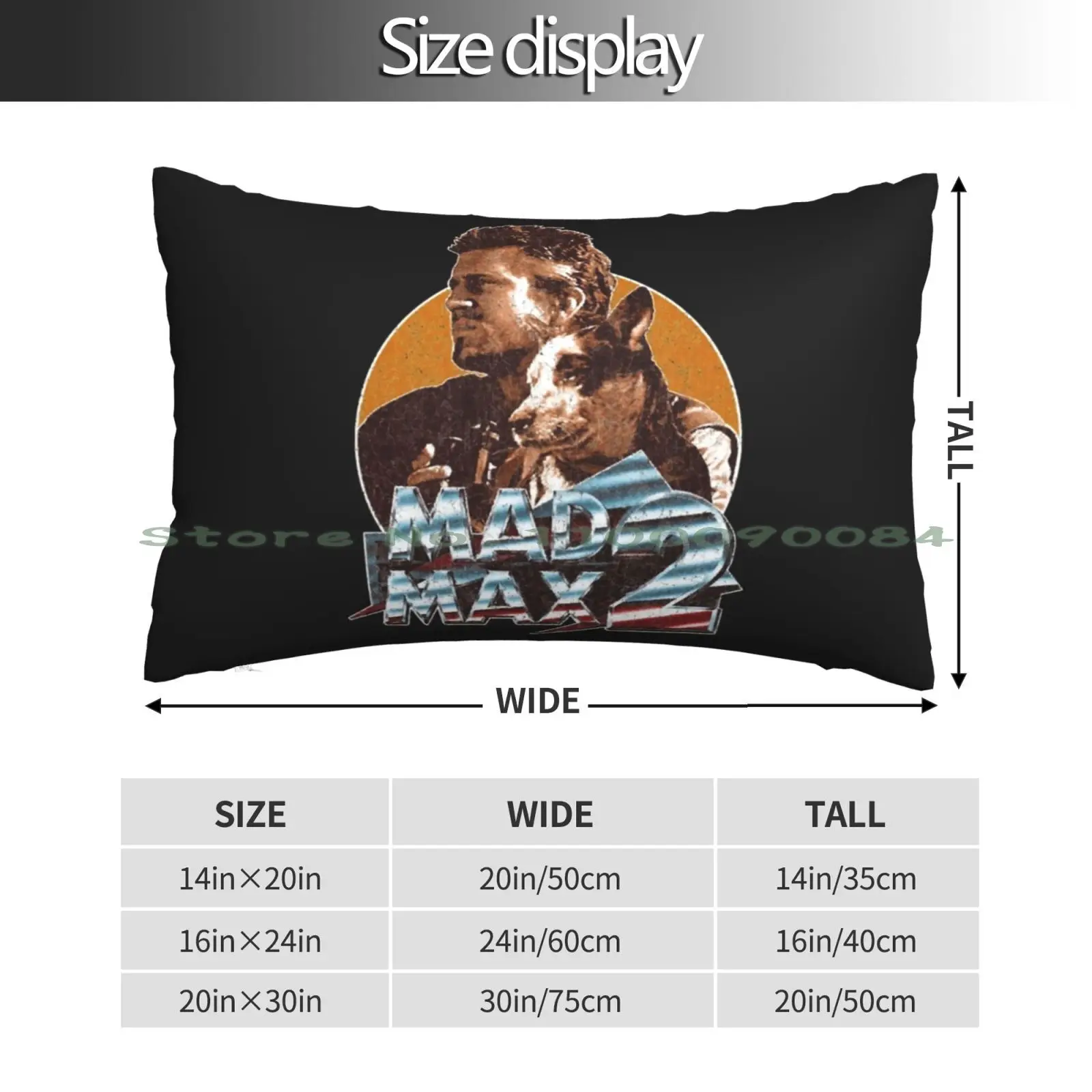 Retro Vintage Mad Max Retro Wave Pillow Case 20x30 50*75 Sofa Bedroom Greeting Moin Salutation Egg Gude Frankfurt Hessen Funny