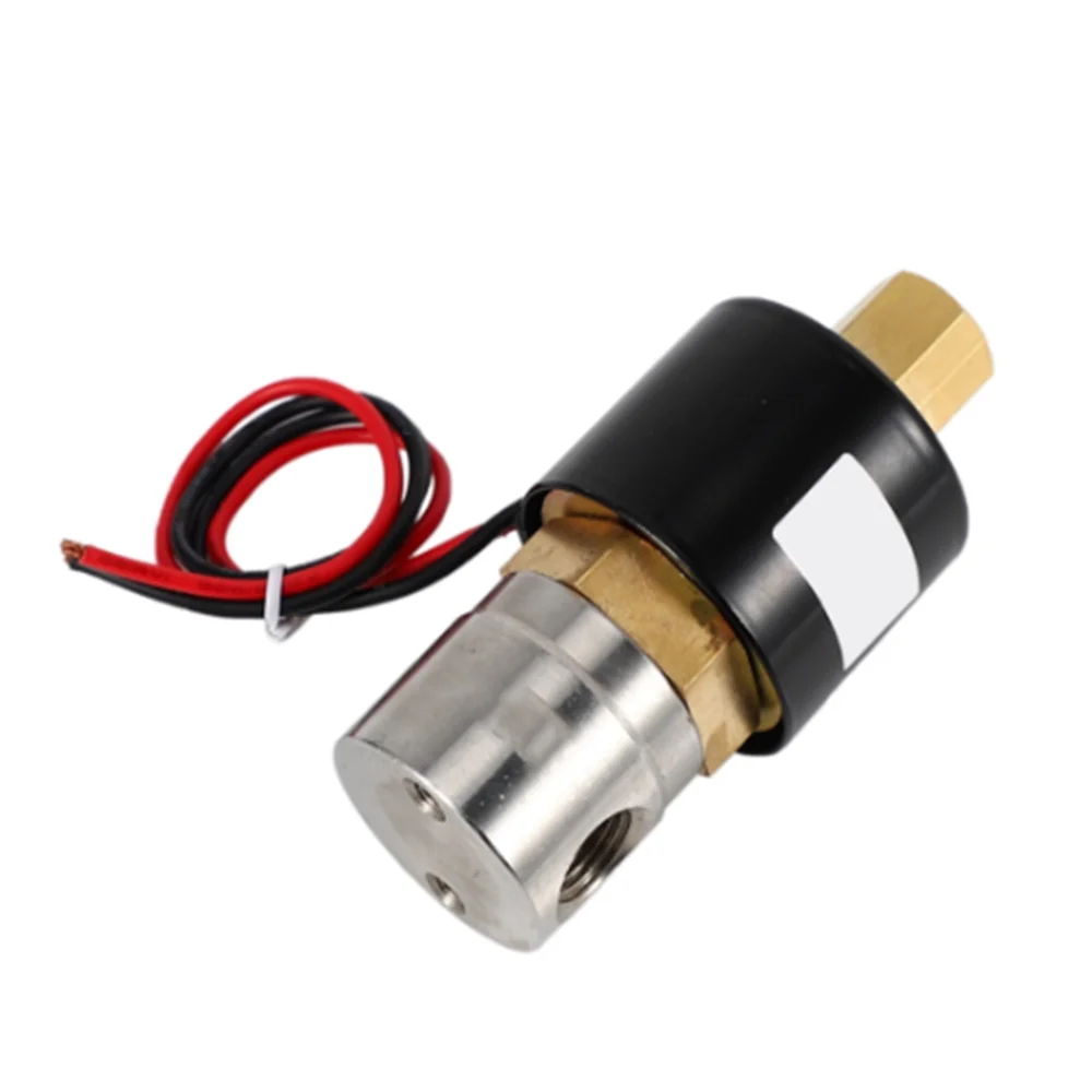 1PC 1/4 "DN08 BSP AC220V DC12V DC24V In Acciaio Inox 304 Normalmente Aperto Solenoide Elettrico Valvola N/O