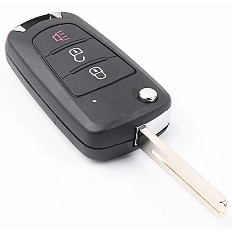 Keychannel 3 przyciski Flip Car Remote Car Key Shell dla GREAT WALL WINGLE STEED 5 6 HAVAL HOVER H5 Składany pokrowiec na kluczyk TOY40 Blade