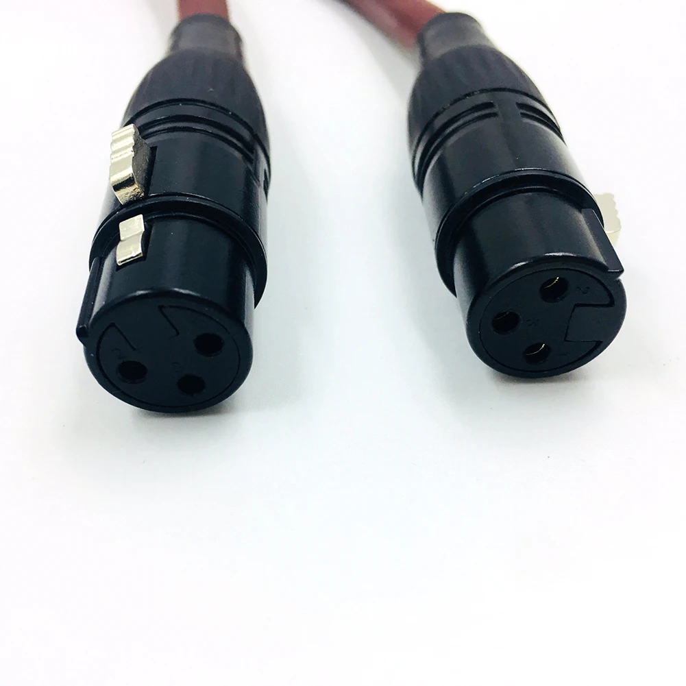 1 пара HIFI XLR «папа» на двойной разъем RCA «папа» аудиосигнал патч-кабель 3-контактный 2 XLR «папа» на 2 XLR «мама» аудиокабеля