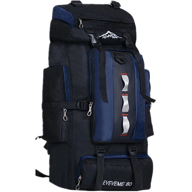 Imagem -02 - Mochila para Homens e Mulheres Mochila de Viagem para Escalada Passeios Esportes Grande Capacidade Náilon à Prova Dágua Caminhadas Camping Bolsa l