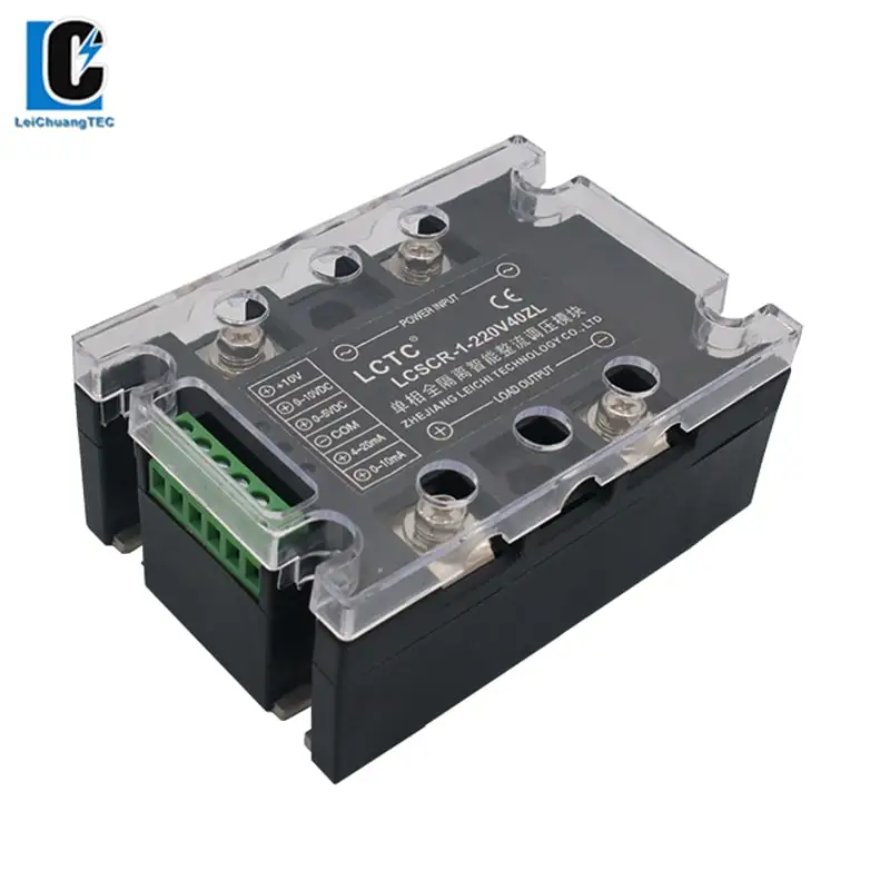 

Single Phase Fully Isolated Intelligent Rectifier Voltage Regulating Module Solid State Relay SSR LCSCR-1-220V40ZL