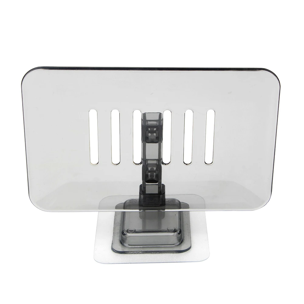 Scatola portasapone di scarico supporto in plastica accessori per vassoi da bagno portaoggetti ventosa portasapone scatola portasapone piatto portaoggetti