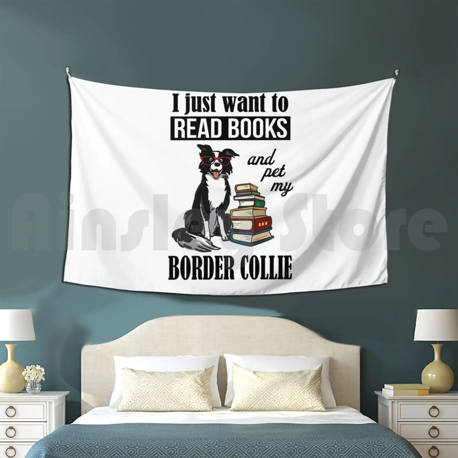 Border Collie Customized Tapestry Border Collie Border Collie Border Collie Mom Border Collie Dad Border