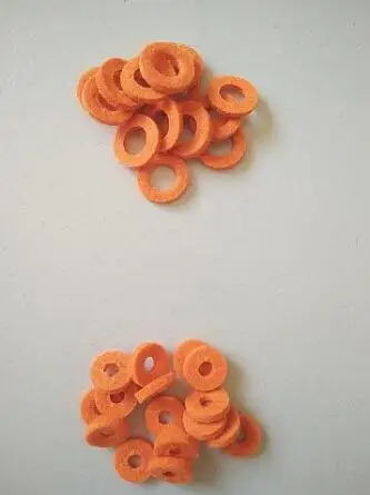 Juego de piezas de reparación de accesorios de trompeta, arandela de fieltro de lana de colores, 90 juegos