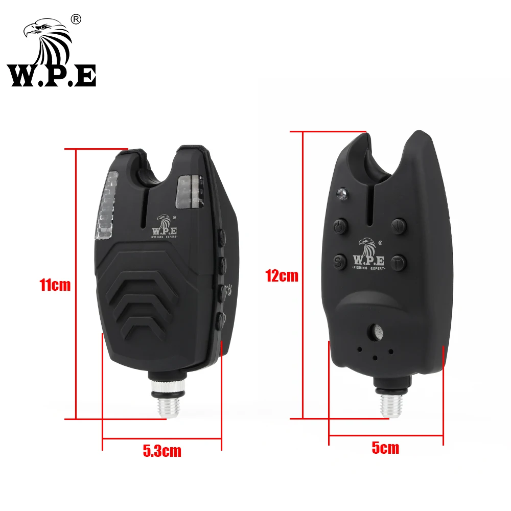 W.P.E 1 stücke Karpfen Angeln Köder Alarm LED Sound Drahtlose Elektronische Angeln Alarm alarm Anzeige Carp Fishing Tackle Zubehör