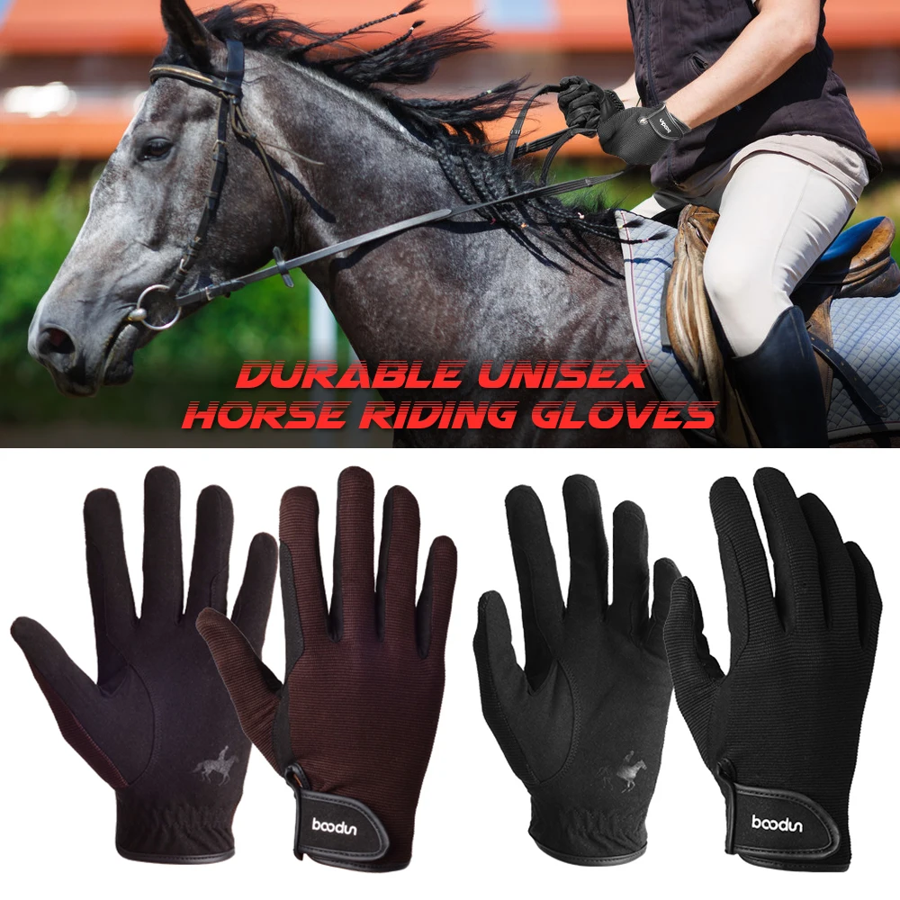 Gants d\'équitation professionnels unisexes, 1 paire, pour hommes et femmes, pour sports de baseball et softball