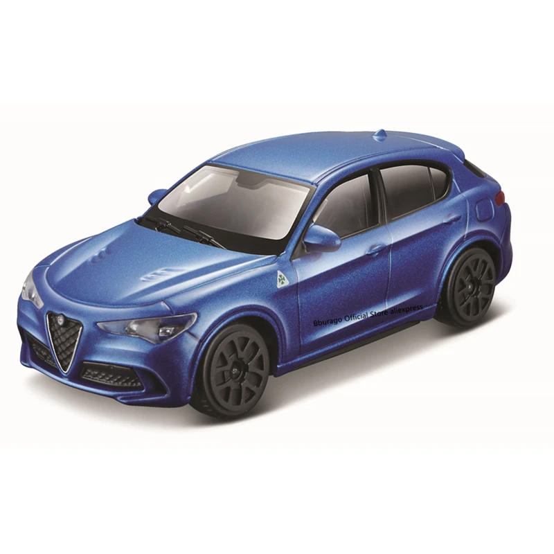 Bburago 1:43 Alfa Romeo Stelvio Alloy Luxury Vehicle Diecast Cars Model Toy Collection Gift