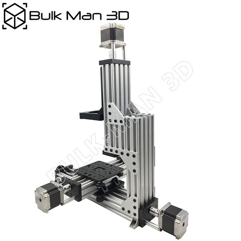 Imagem -04 - Bulkman-máquina 3d Miniatura Moinho Cnc Kit Mecânico Eixos Desktop Faça Você Mesmo Milling Frame 1.26n.m Nema23 Stepper Motors 20