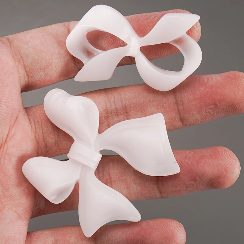 Handmade Bowtie Ribbon Silicone Resin Mold  Bowtie Soap Mould Bow Pendant Crystal Epoxy Resin Casting Mold Craft Tools