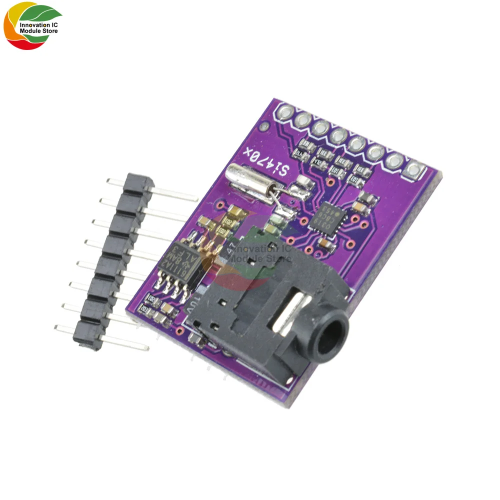 Ziqqucu Si4703 Radio Tuner Circuit Development Board Radio Station Module FM Radio FM Tuner Module for Arduino AVR PIC ARM