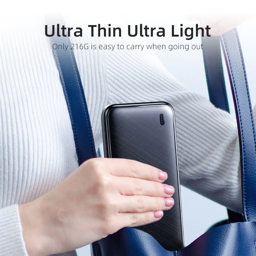 Essager PD 20W 10000mAh Power Bank Portable Charging External Battery Charger 10000 mAh Powerbank For iPhone Xiaomi mi PoverBank 6