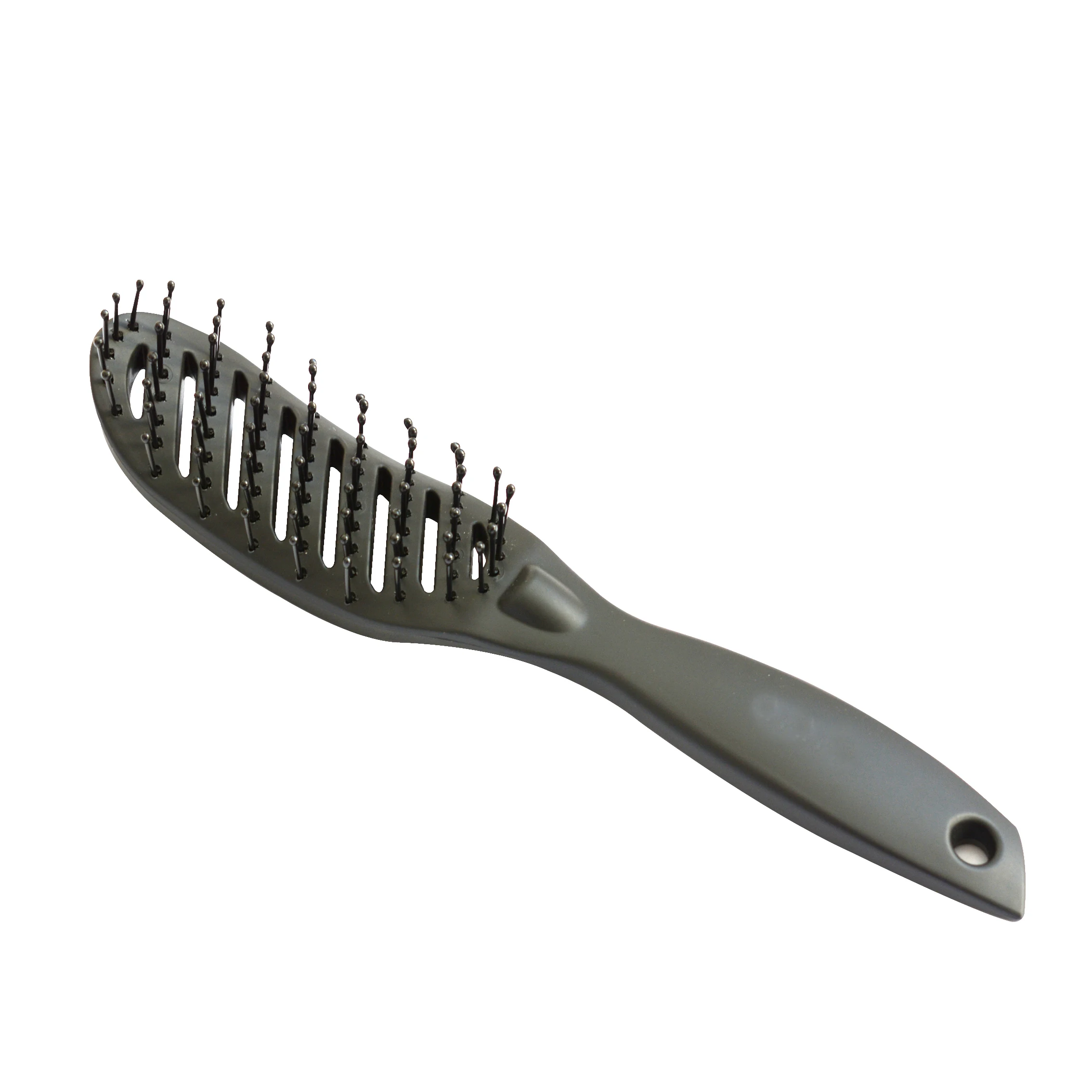 Pro Hair Salon Anti-static Heat Curved Vent Comb Rows Tine Brushes Hair Scalp Massage Combs Hairdressing Tools