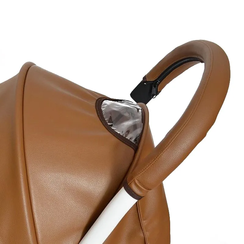 Baby Stroller Handle Cover Armrest Pu Bar Leather Protective Case  Handlebar Cover for Babyzen Yoyo Stroller Accessories