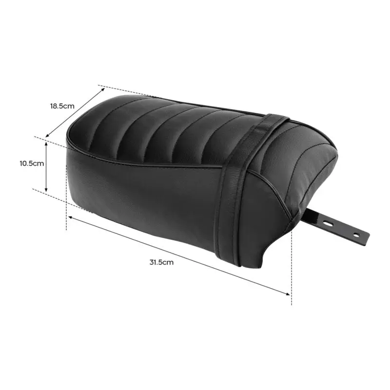 Motorcycle Rear Seat Pillion Pad For Harley Sportster Iron 883 XL883N 16-19 Iron 1200 XL1200NS 18-19