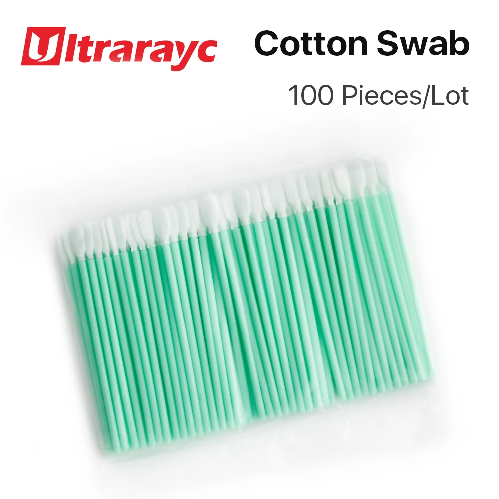 Ultrarayc-Coton-tige non tissé anti-poussière pour lentille de mise au point propre et fenêtres de protection, taille L, 100mm, 160mm, 100 pièces